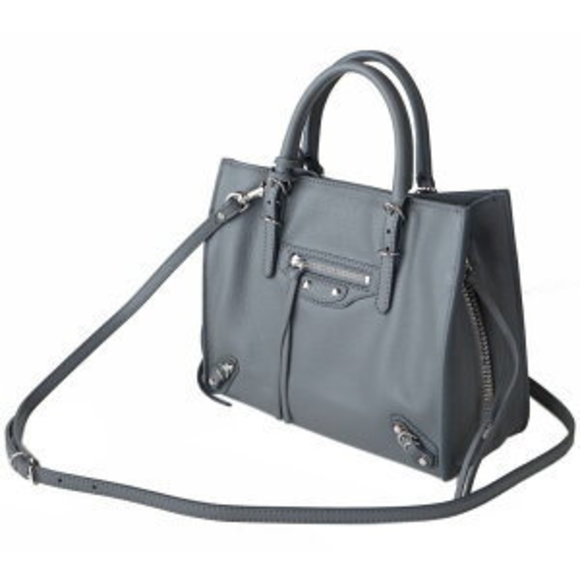 Balenciaga Shoulder Bag Zip Green Gray - Picture 1 of 5
